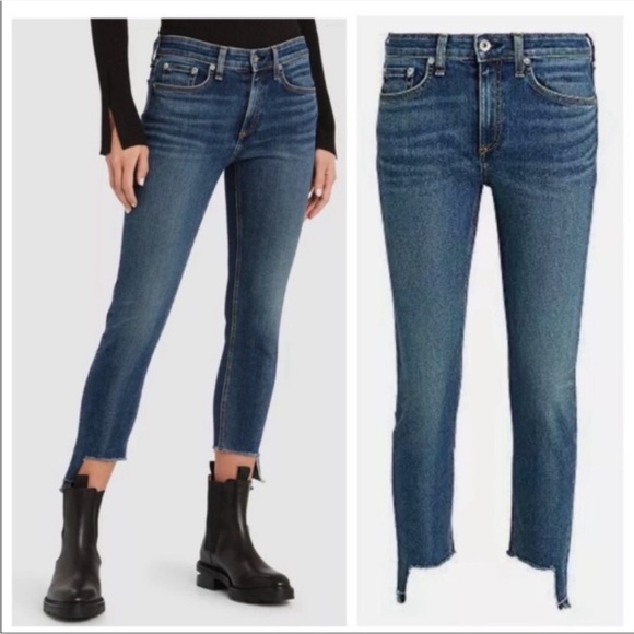 rag & bone Mid-Rise Ankle Skinny in Hampton - Picture 3 of 16